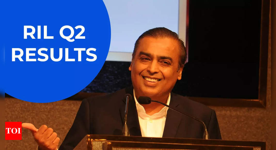 RIL Q2 results: Mukesh Ambani-led Reliance Industries reports 5% fall in net profit to Rs 16,563 crore – Times of India