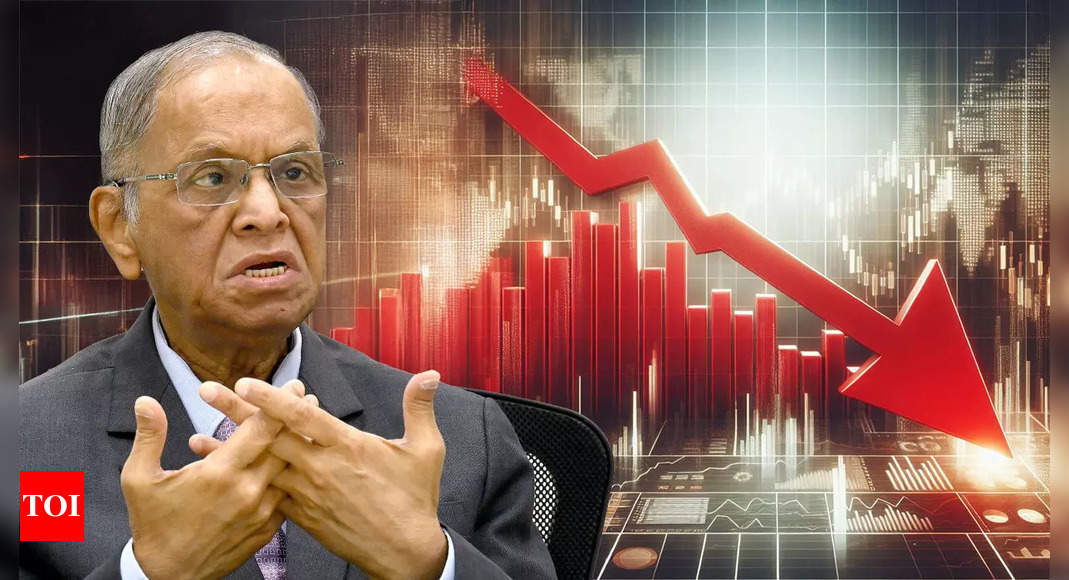 Infosys share price plunges! Narayana Murthy’s family wealth dips by nearly Rs 1,900 crore – The Times of India