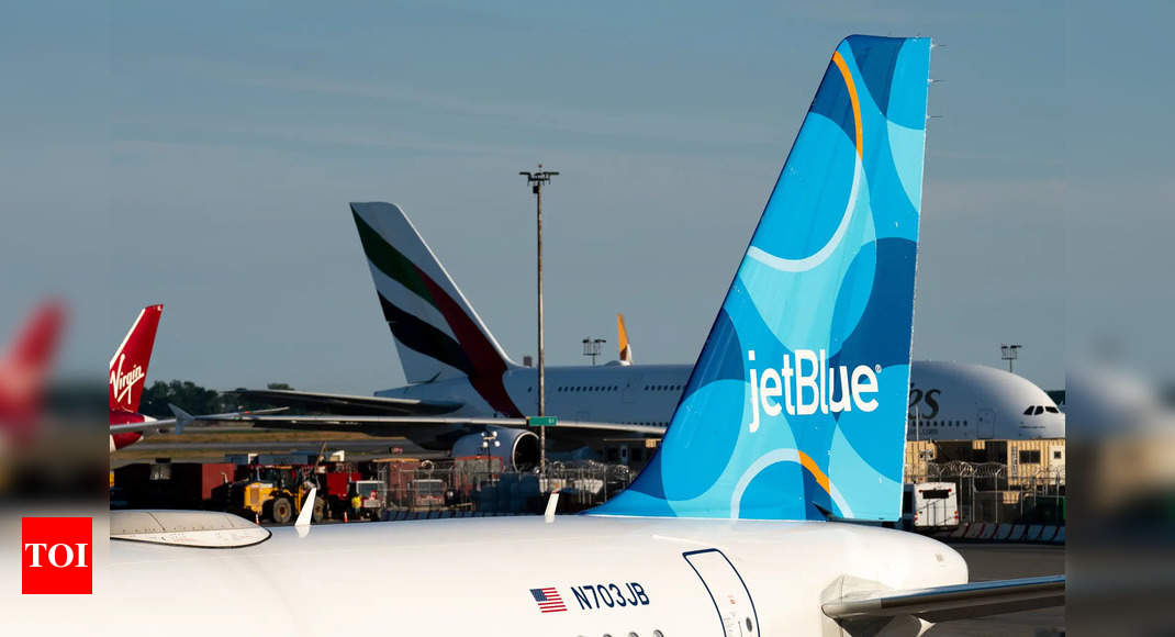 ‘Unrealistic scheduling’: US Transportation department slaps  million penalty on JetBlue Airways – Times of India