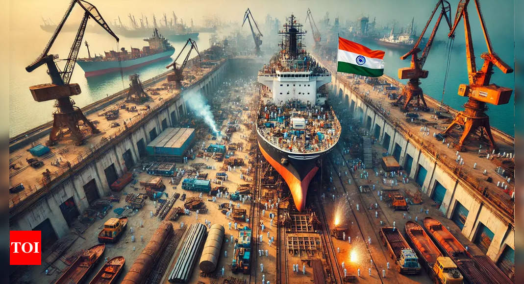 HD Hyundai, one of the world’s largest shipbuilders, looks to build a shipyard in India – The Times of India