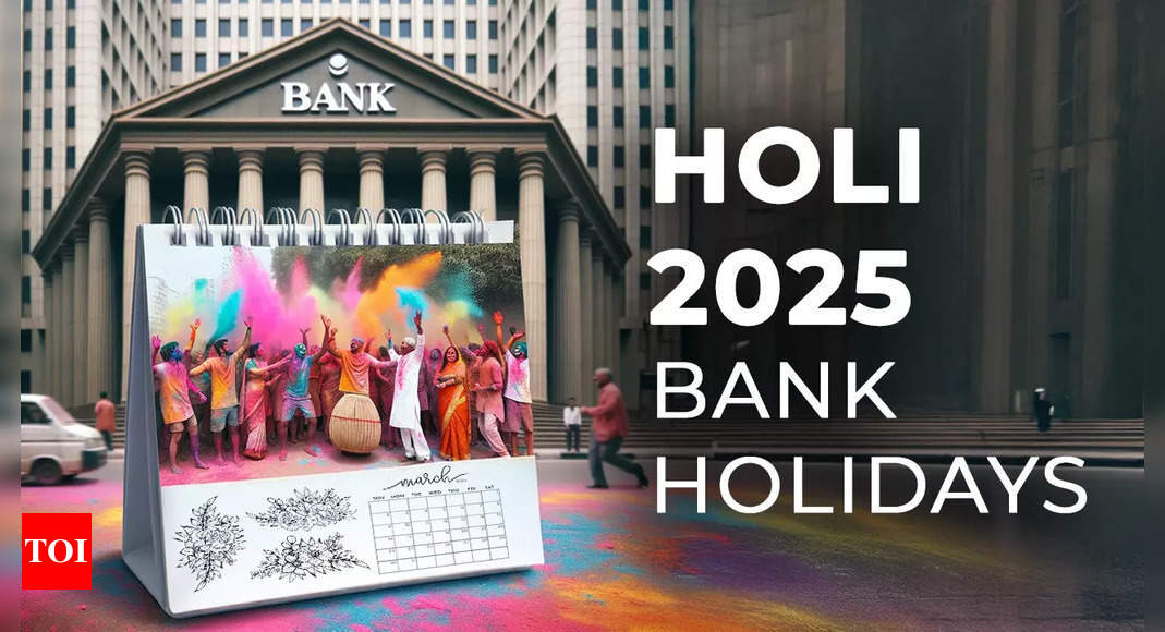 Bank Holidays for Holi 2025: Are banks closed on March 13, 14 and 15? Check state-wise holiday list – The Times of India