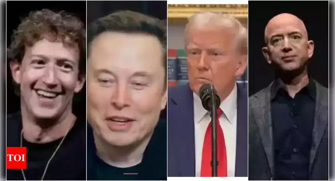 Elon Musk to Jeff Bezos, billionaires who attended Donald Trump’s inauguration face 9 billion loss – The Times of India