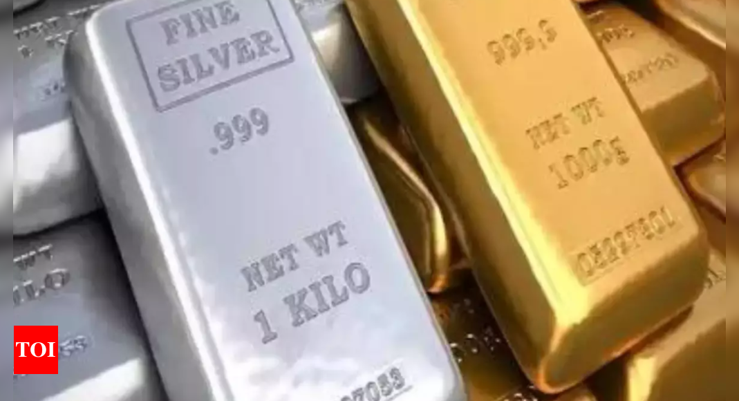 Gold and silver prices surge to record highs amid global uncertainty – The Times of India