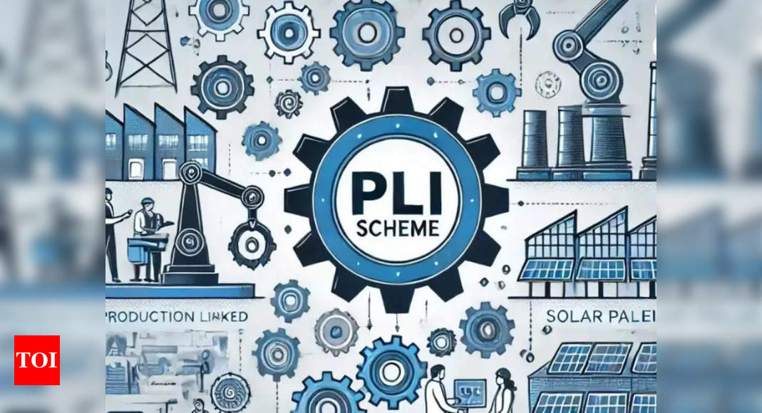 Govt: 14,000 cr disbursed through PLI schemes in 10 sectors since 2021 | India News – The Times of India