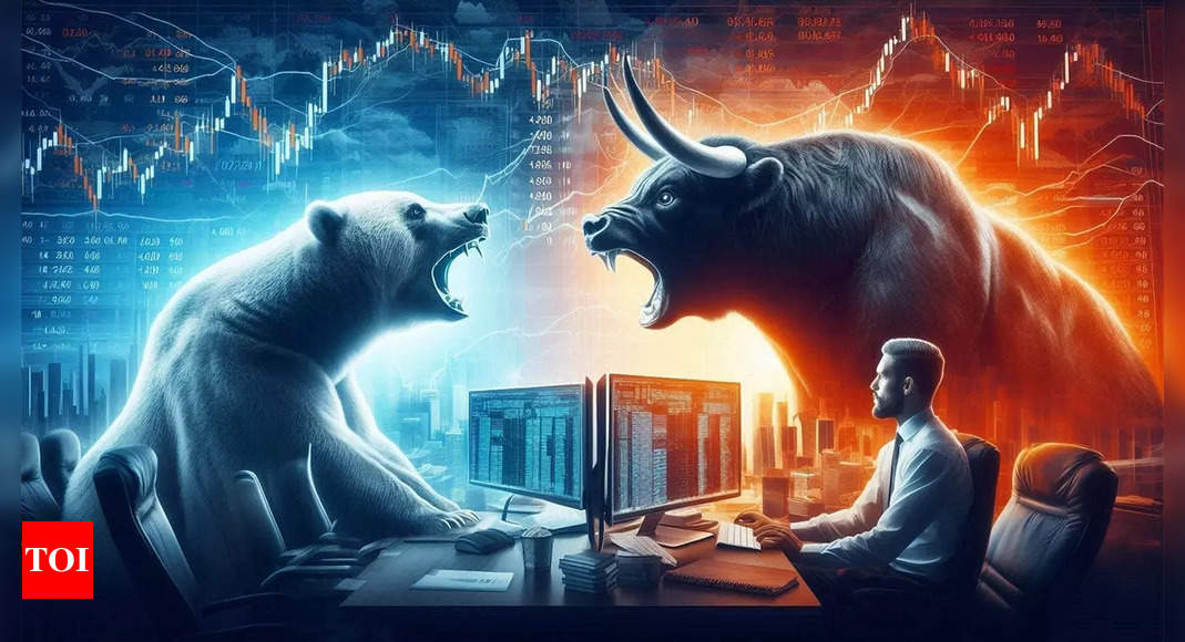 Stock market today: BSE Sensex surges over 500 points, reclaims 77,000; Nifty50 above 23,500 – The Times of India